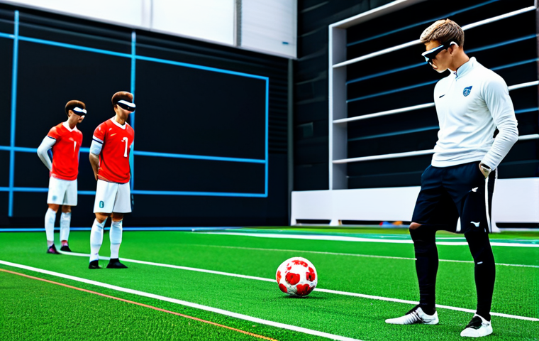FC온라인 프리킥 성공 비법 - The Free Kick Expert**

"A professional football player in full uniform, striking a free kick with p...